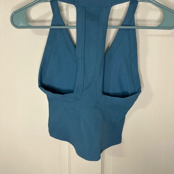 NWT Sold Out Color!Free People Movement All Clear V Neck Cami in Celestial Blue - Picture 7 of 7